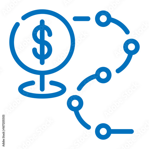 financial tracking icon