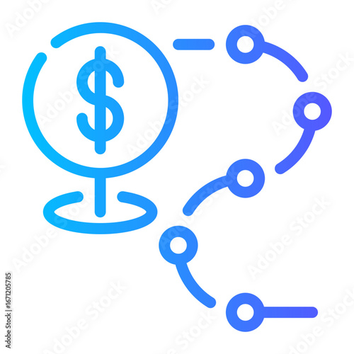 financial tracking icon