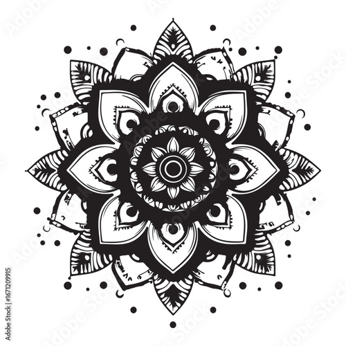 vector illustration of mandala