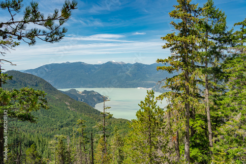 Lago turquesa de Canada