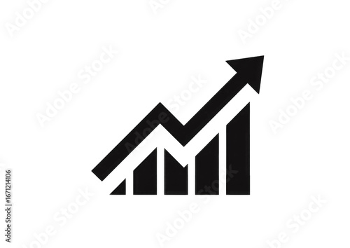 Dark graphic of a rising bar chart Free Download Dark graphic of a rising bar chart - GFXLoad