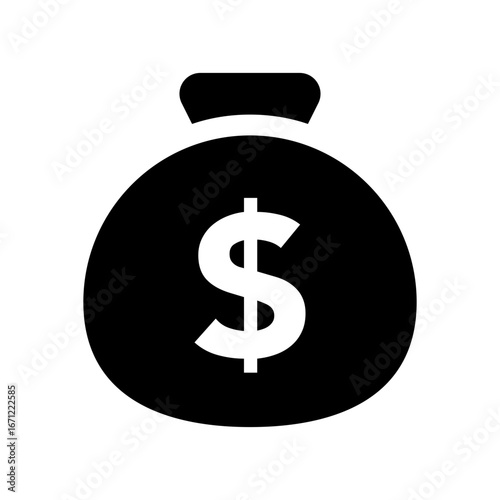 Alms Glyph Icon Vector