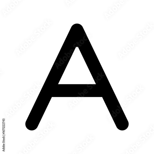 アルファベットのAのアイコンイラスト