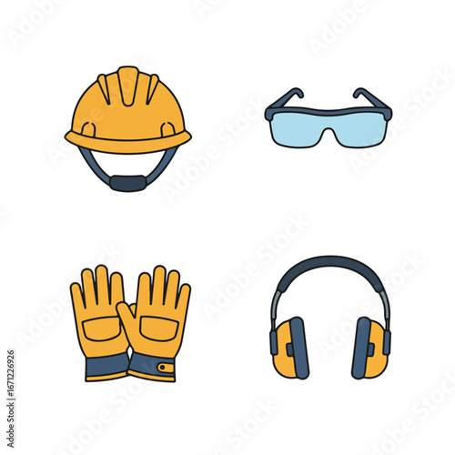 Safety gear set