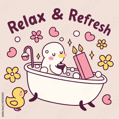 relax and refresh mood