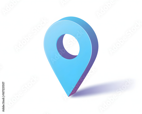 Free Download Modern 3D Map Pointer Icon Isometric Location Marker - GFXLoad
