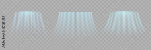 Abstract light blowing effect from air conditioner, air purifier or humidifier. Air conditioner with cold wind effect. Wind Wave Effect.