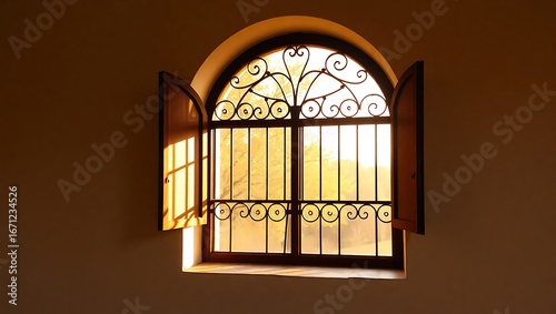 stained glass window in church