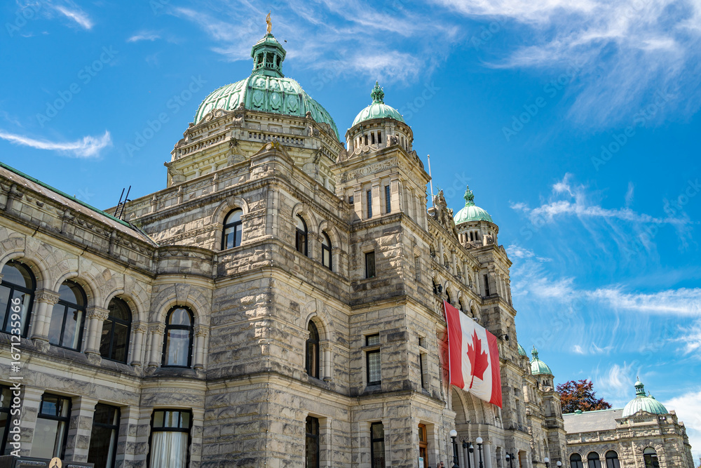 Fototapeta premium Parlamento de Columbia britanica Canada
