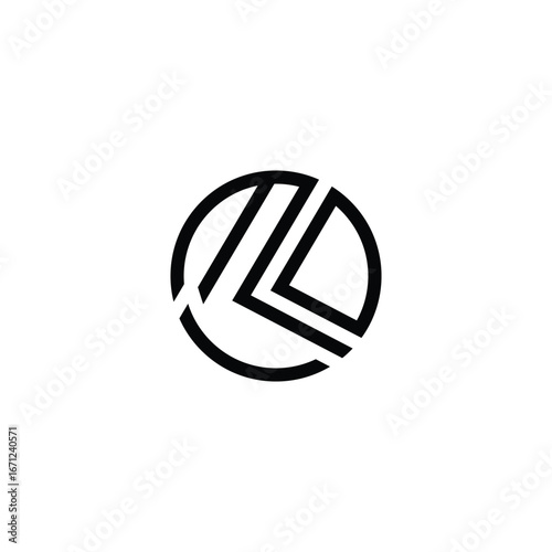 Modern ed company logo design with geometric elements