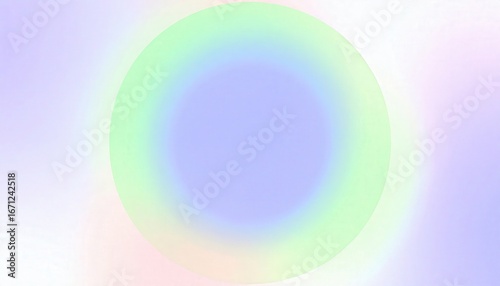 Ethereal Pastel Orb Radiating a Soft Aura of Lavender and Mint Green Light.