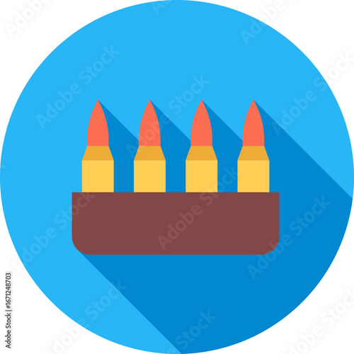 Cartridges icon vector image. Suitable for mobile apps, web apps and print media.