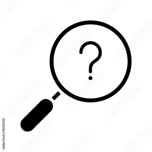 Problem Icon Vector Illustration Glyph Version