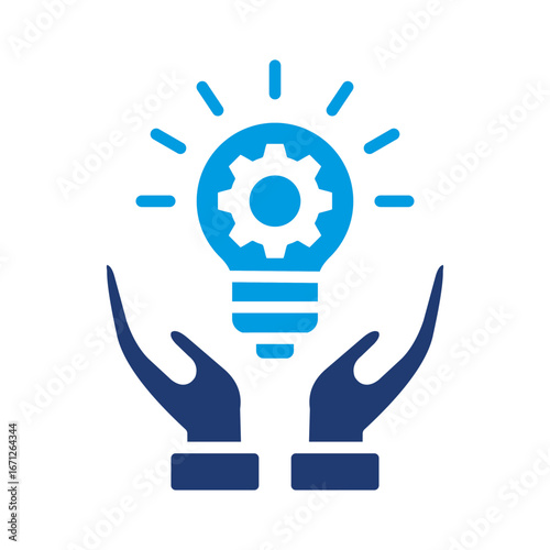 Skill Icon Vector Illustration Blue Version