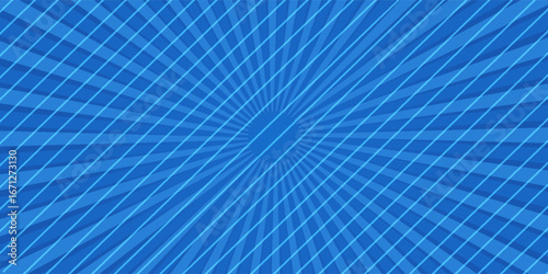 Vintage pop art blue background. Banner vector illustration abstract modern simple art