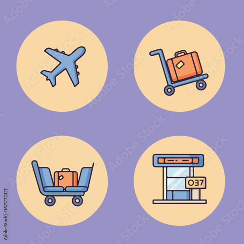 Travel icons