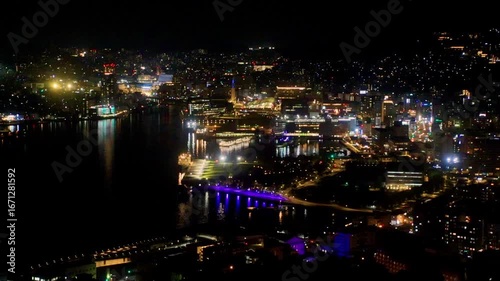 長崎の夜景・鍋冠山からの眺望（長崎県・長崎市）