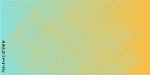 Abstract Gradient Pattern with Overlapping Squares in Soft Colors
