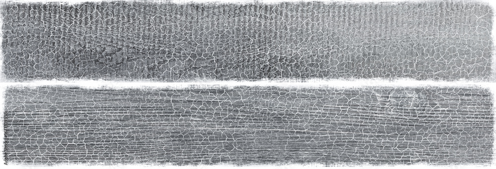 Fototapeta premium black and white antique crackle wood texture 