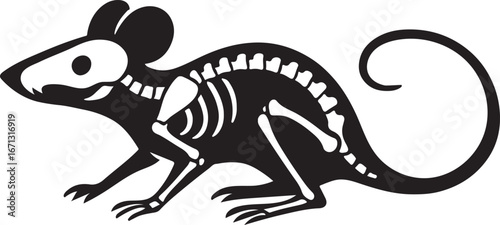 Scientific Rat Silhouette