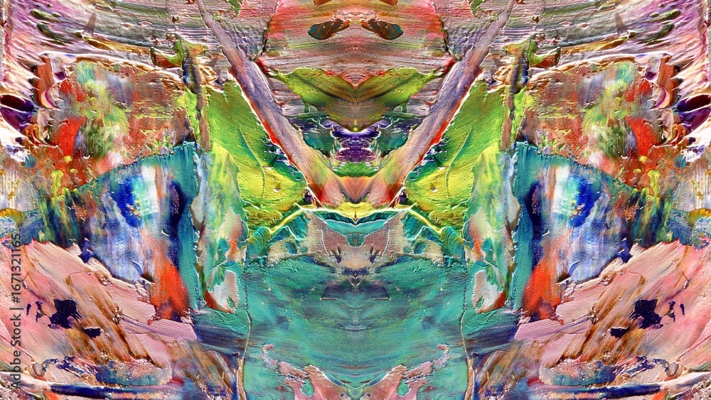 Obraz premium Abstract art background . Hand painting artwork on canvas .