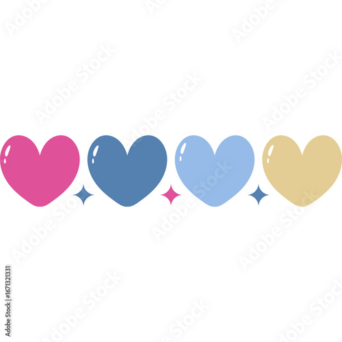 Cute Love Element Decoration