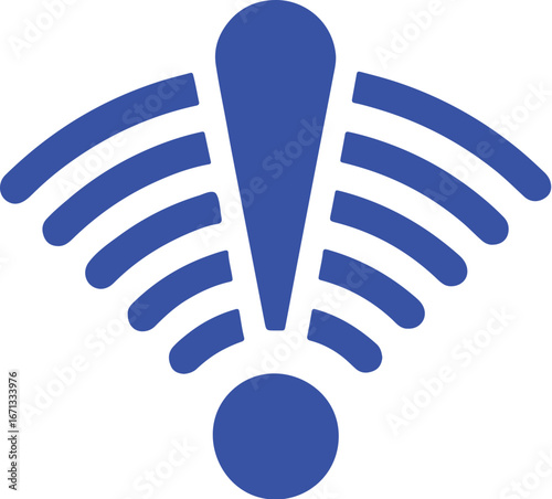 wi-fi signal icon fish simple icon. Vector ICON all icon Viktor	