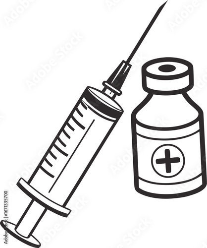 syringe with needle