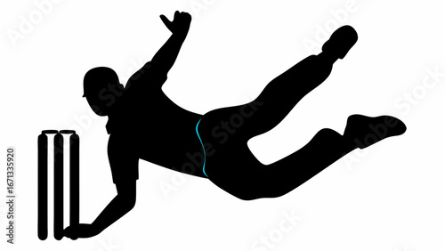 Falling Man Silhouette – Accident or Risk Illustration