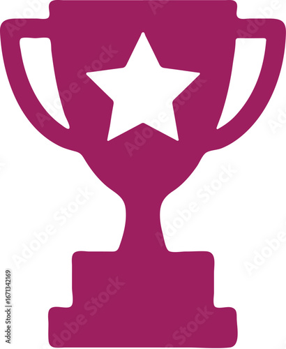 trophy icon fish simple icon. Vector ICON all icon Viktor