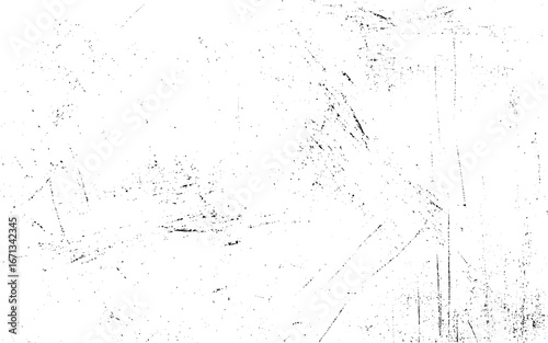 Scratches and dust on white background. Vintage scratched grunge plastic broken screen texture isolated. Scratched surface wallpaper. Space for text.