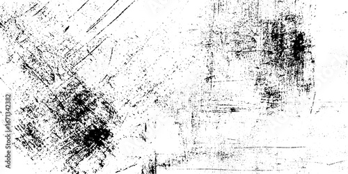 Scratches and dust on white background. Vintage scratched grunge plastic broken screen texture isolated. Scratched surface wallpaper. Space for text. Vintage design elements for creative design