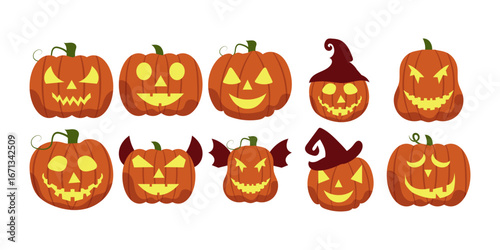 Halloween Pumpkin Illustration