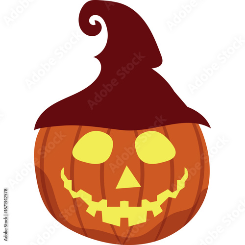Halloween Pumpkin Illustration