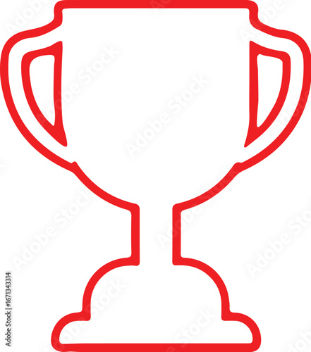 trophy icon fish simple icon. Vector ICON all icon Viktor