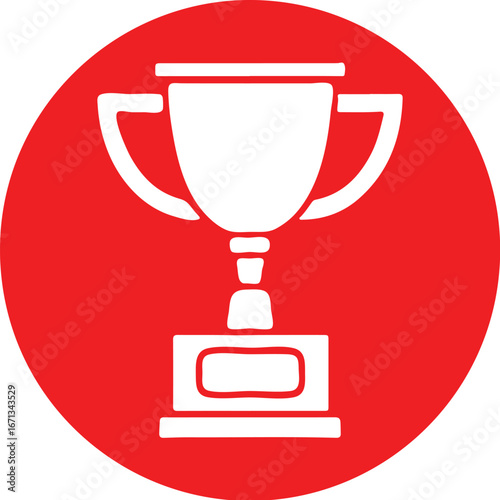 trophy icon fish simple icon. Vector ICON all icon Viktor