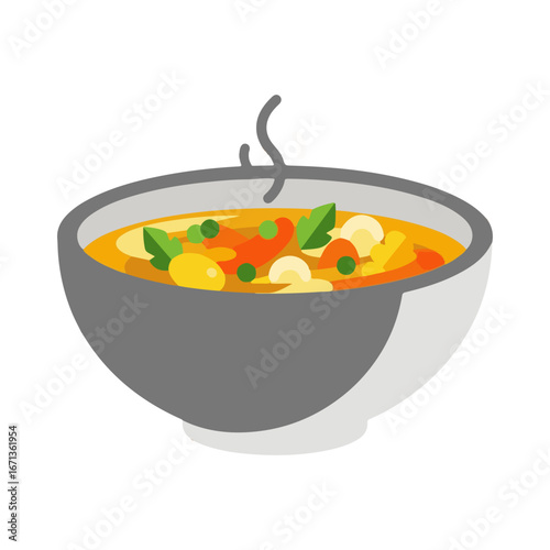 soup bowl vector illustration design