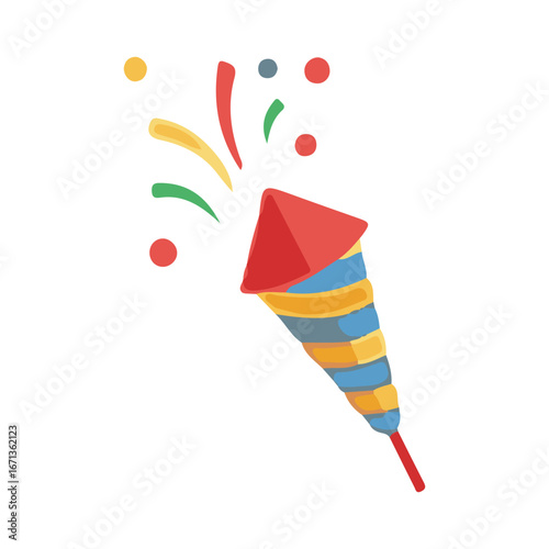 party horn vector illustration design