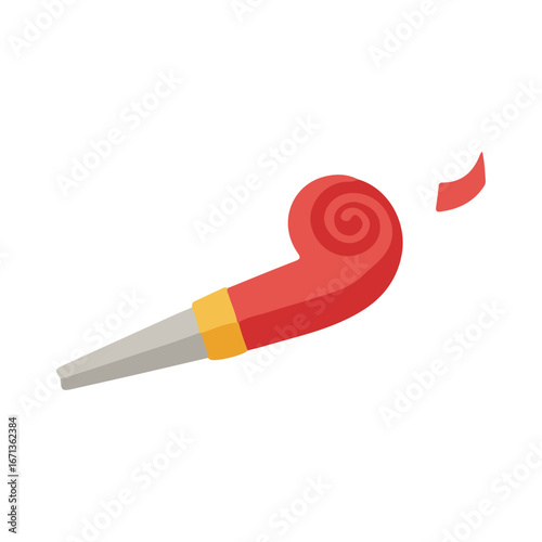 party horn vector illustration design