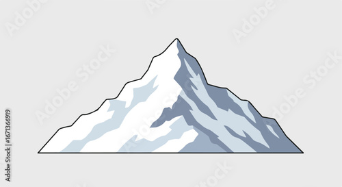 Snowy peak