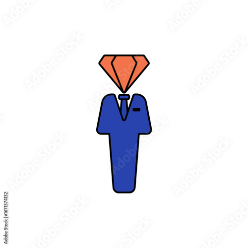 excellence icon outline editable stroke line drawing eps.