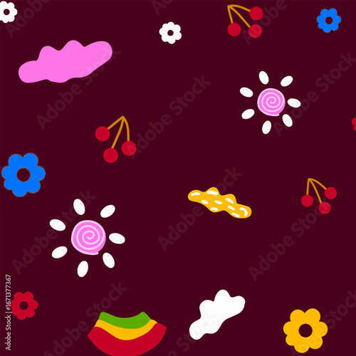 Abstract Flower background suitable for home decore and wallpaper purpose
