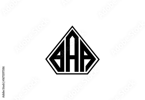 BAA Custom Monogram Logo Design.