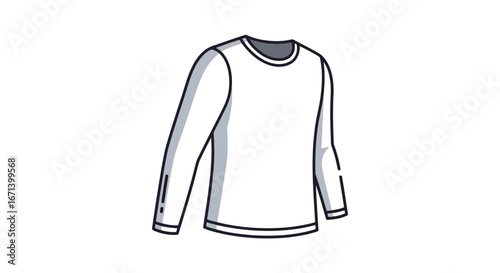 White long sleeve shirt with snowflake design