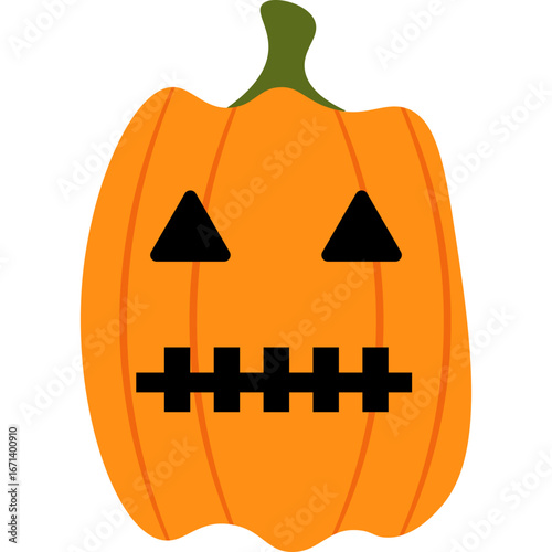 Halloween Pumpkin Illustration