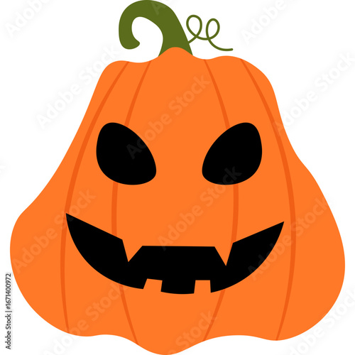 Halloween Pumpkin Illustration