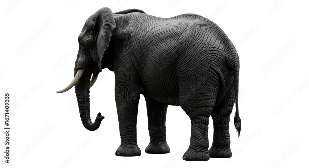 Fototapeta premium Isolated Elephant