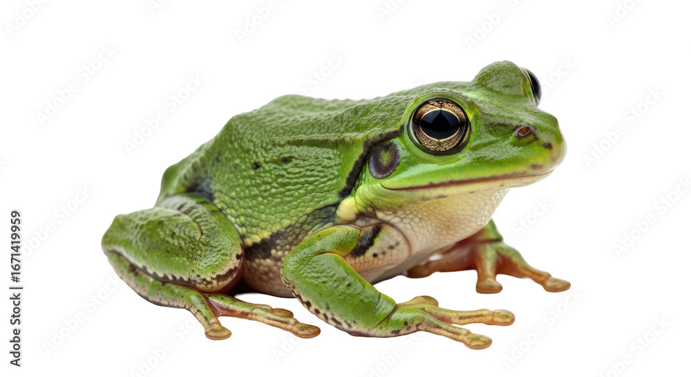 Obraz premium Isolated Green Frog