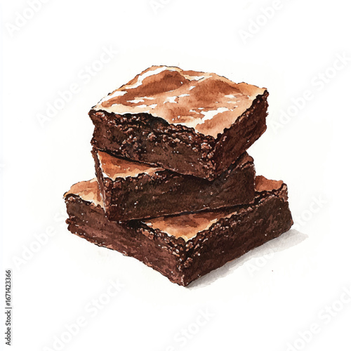 a cute fudgy brownies with crackly top
