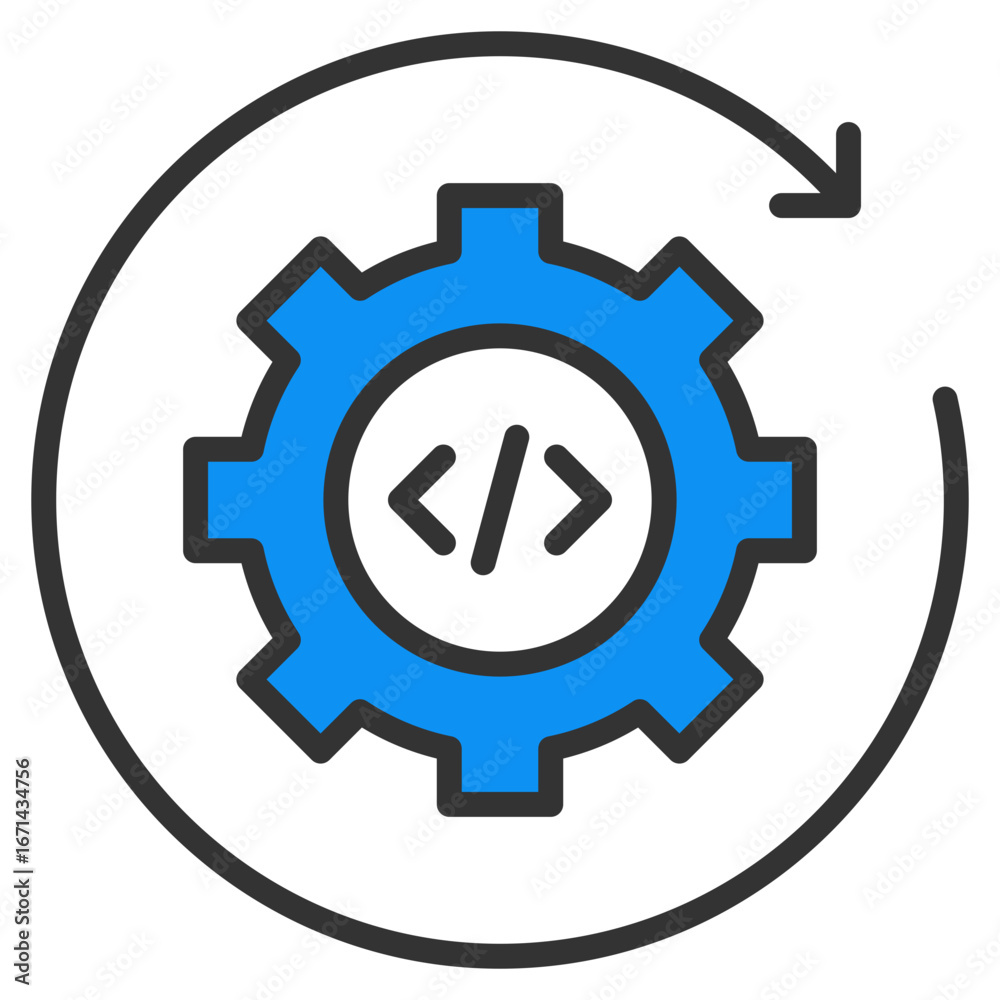 Auto Code Icon Element For Design Auto Code Icon Element For Design